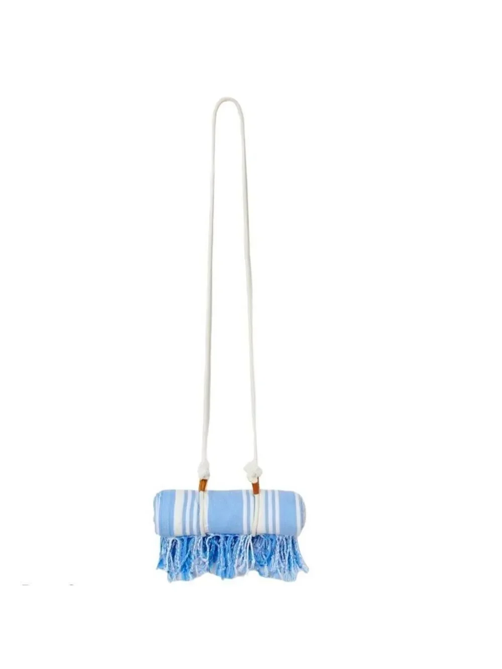 NEW lemlem x H&M Blue Organic Turkish Cotton Beach Towel🎁